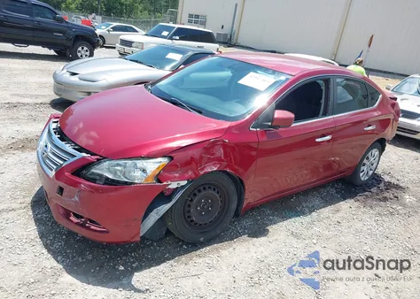 2015 Nissan Sentra Sv from USA, damaged, VIN 3N1AB7AP1FL668844